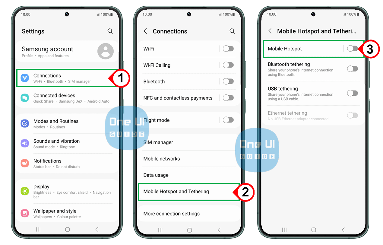 tethering samsung galaxy