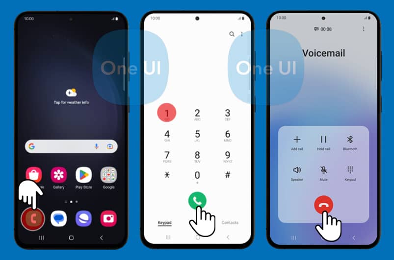 set up voicemail on samsung phone